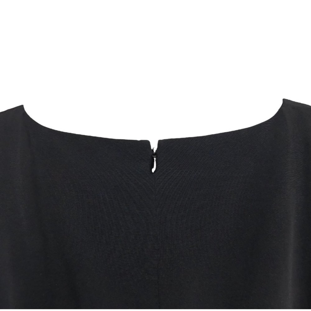 NWT Staud Iris Mini Dress in  Black Women's Size 10 - Picture 4 of 6